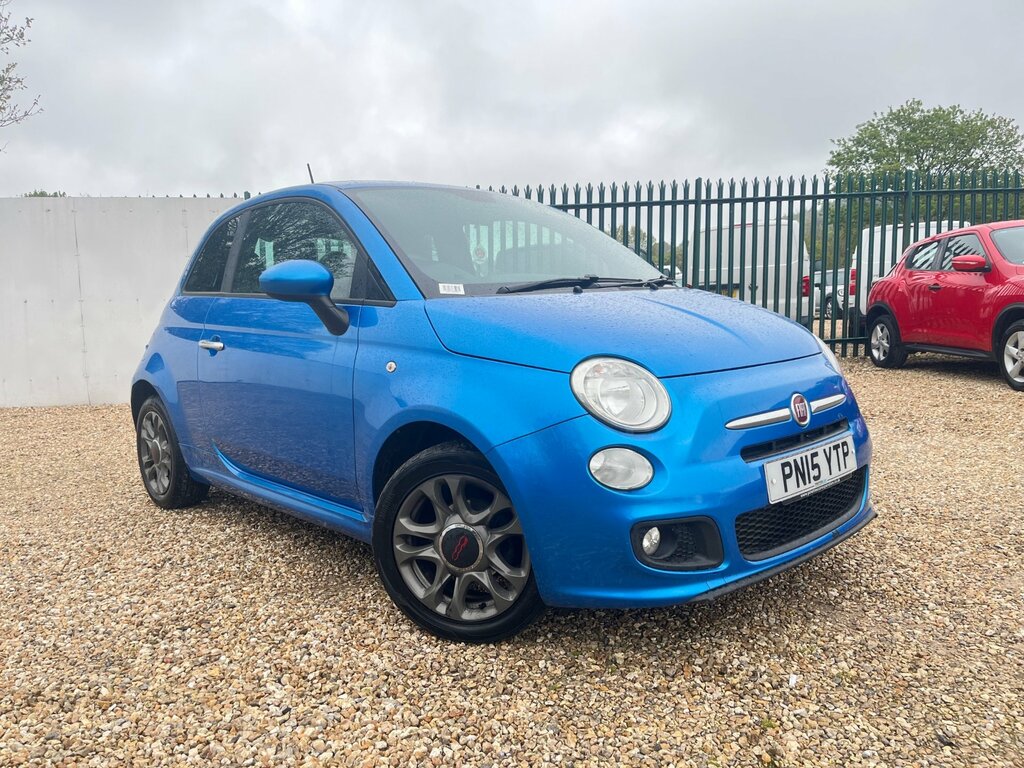 Fiat 500 1.2 S Hatchback Euro 6 Ss 69 PN15YTP Blue #2