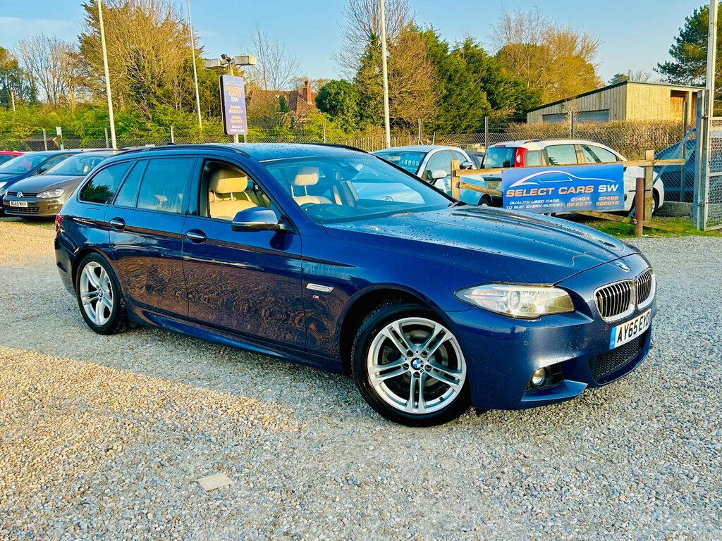 BMW 5 Series 2.0 520D M Sport Touring Euro 6 S Blue