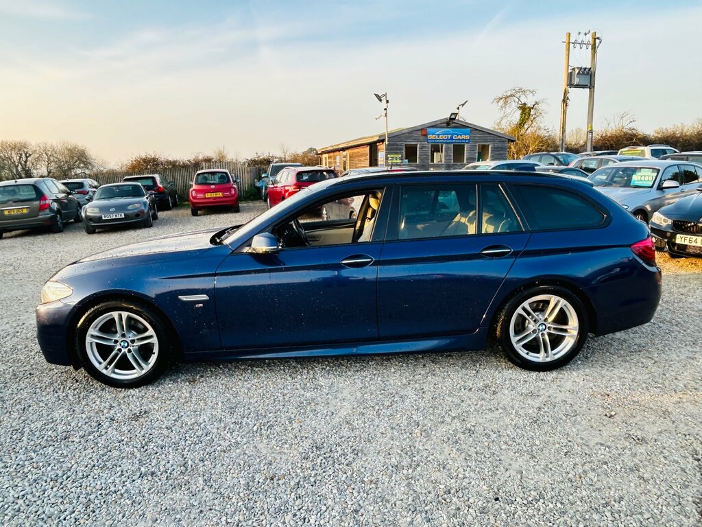 BMW 5 Series 2.0 520D M Sport Touring Euro 6 S AY65EYD Blue #6