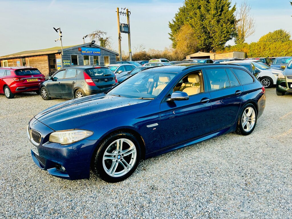 BMW 5 Series 2.0 520D M Sport Touring Euro 6 S AY65EYD Blue #5