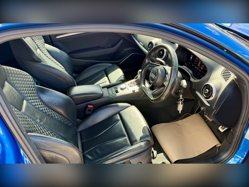 Audi S3 2.0 Tfsi Black Edition Hatchback S Tron VA17TZJ Blue #2