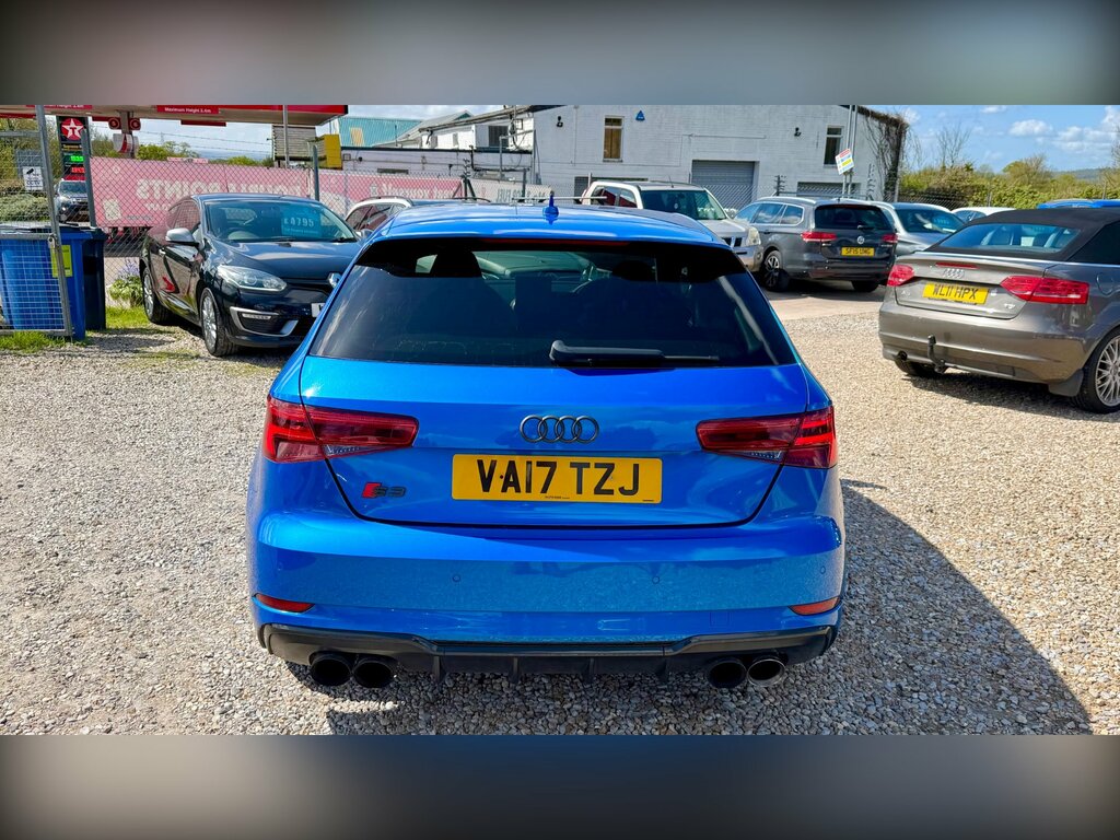 Audi S3 2.0 Tfsi Black Edition Hatchback S Tron VA17TZJ Blue #6