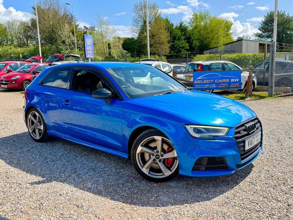 Audi S3 2.0 Tfsi Black Edition Hatchback S Tron Blue