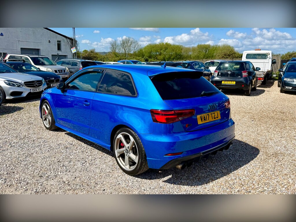Audi S3 2.0 Tfsi Black Edition Hatchback S Tron VA17TZJ Blue #5