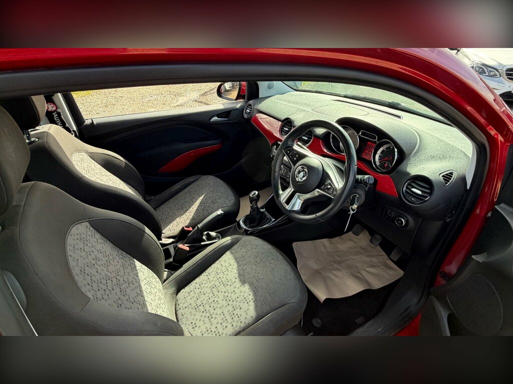 Vauxhall Adam 1.2I Jam Hatchback Euro 6 70 Ps VU17WUX Red #2