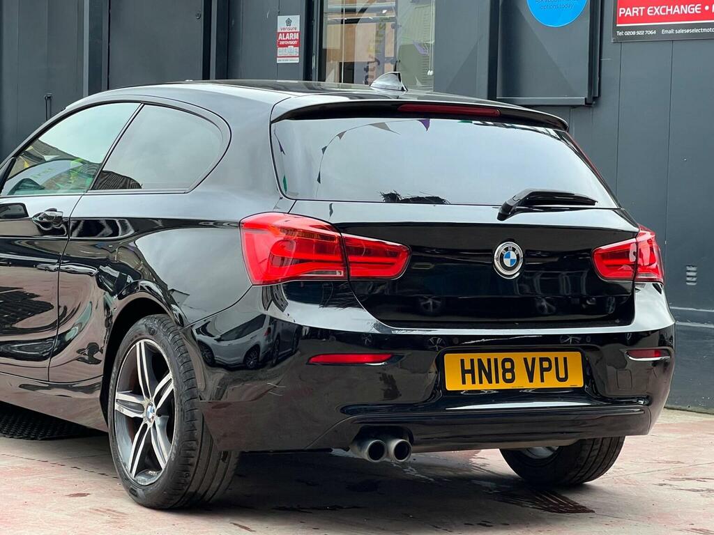 BMW 1 Series 2.0 120I Sport Euro 6 Ss HN18VPU Black #4