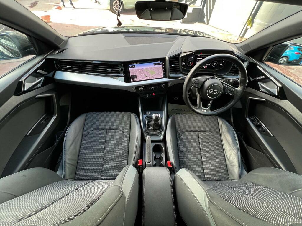 Audi A1 1.0 Tfsi 30 S Line Sportback Euro 6 Ss LM72CMF Black #2