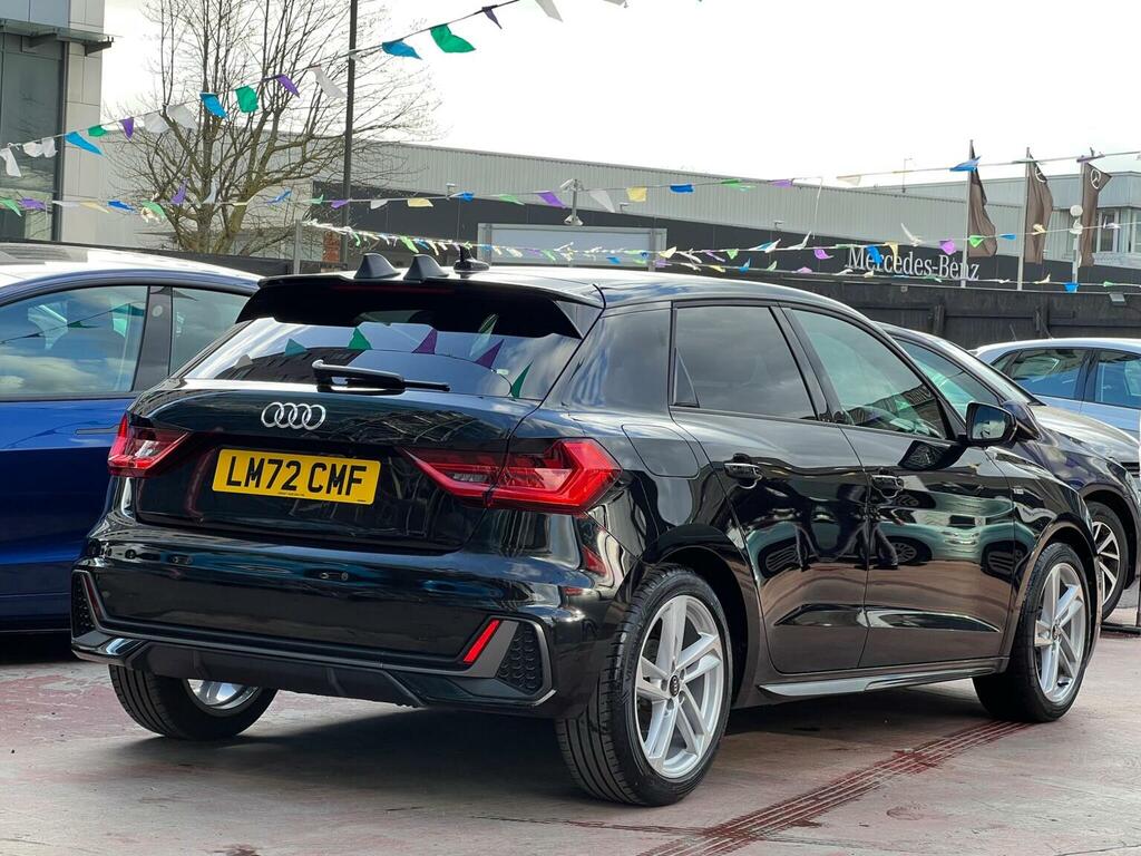 Audi A1 1.0 Tfsi 30 S Line Sportback Euro 6 Ss LM72CMF Black #6