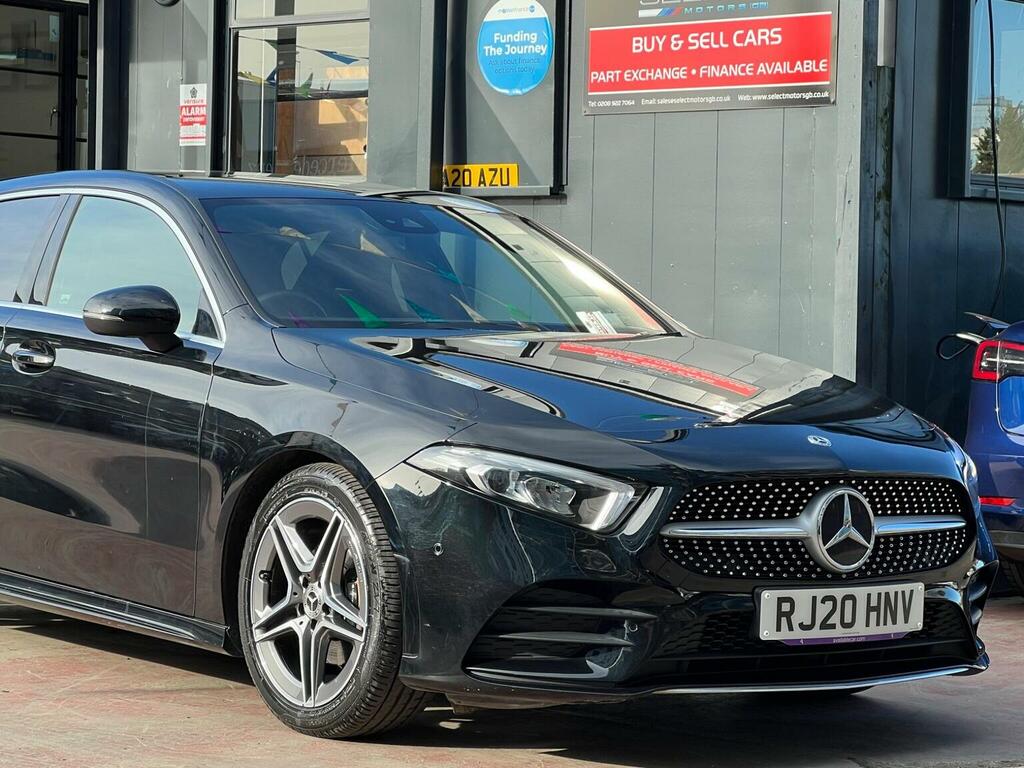 Mercedes-Benz A Class 1.3 A200 Amg Line Executive 7G-dct Euro 6 Ss RJ20HNV Black #5
