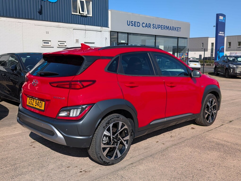 Hyundai Kona 1.0 Tgdi 48V Mhev Premium Red #4