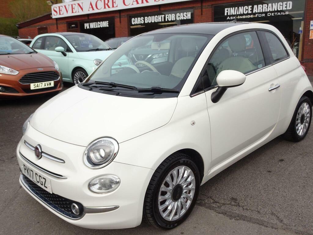 Fiat 500 1.2 Lounge Euro 6 S S White