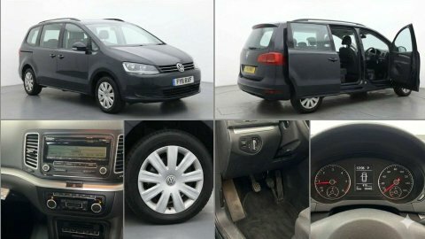 Volkswagen Sharan 2.0 Sharan S FY11RXF Black #4