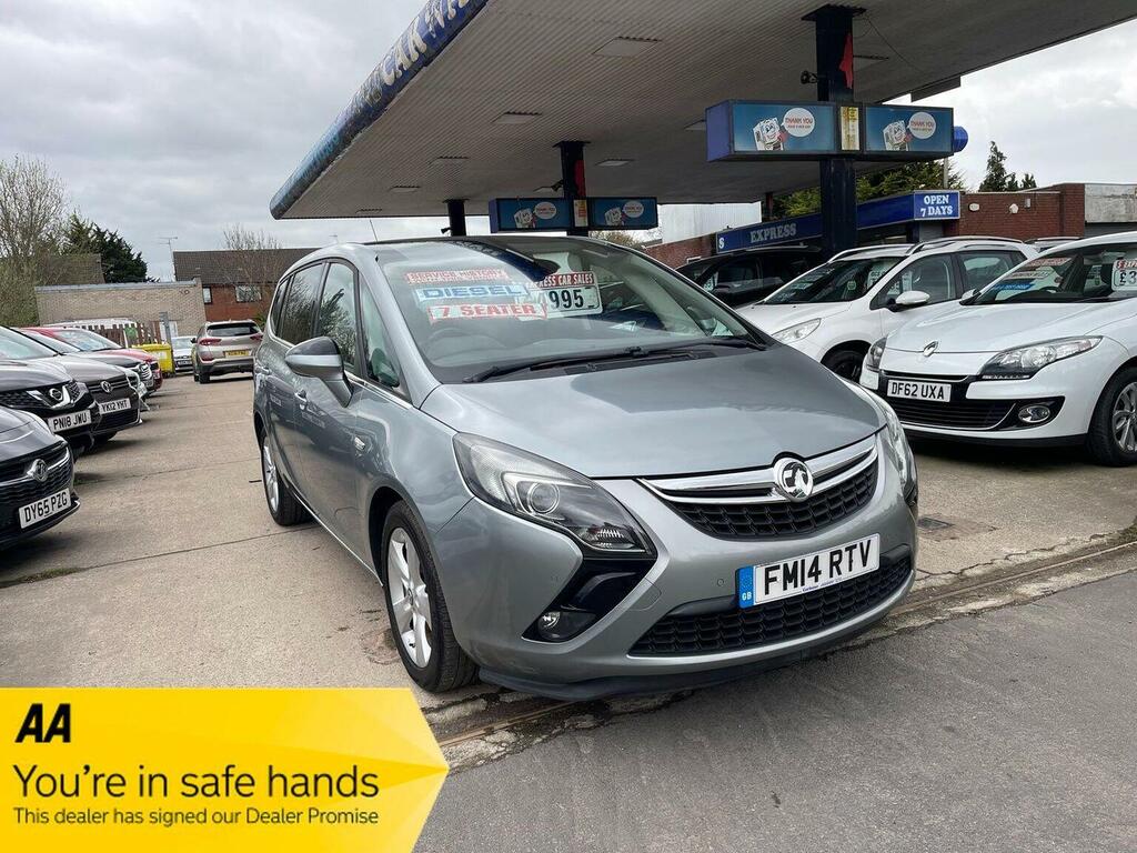 Vauxhall Zafira Tourer Mpv 1.6 Cdti Ecoflex Elite Euro 6 Ss 2014 Silver