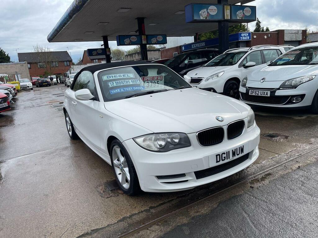 BMW 1 Series Convertible 2.0 118D Sport Euro 5 201111 White