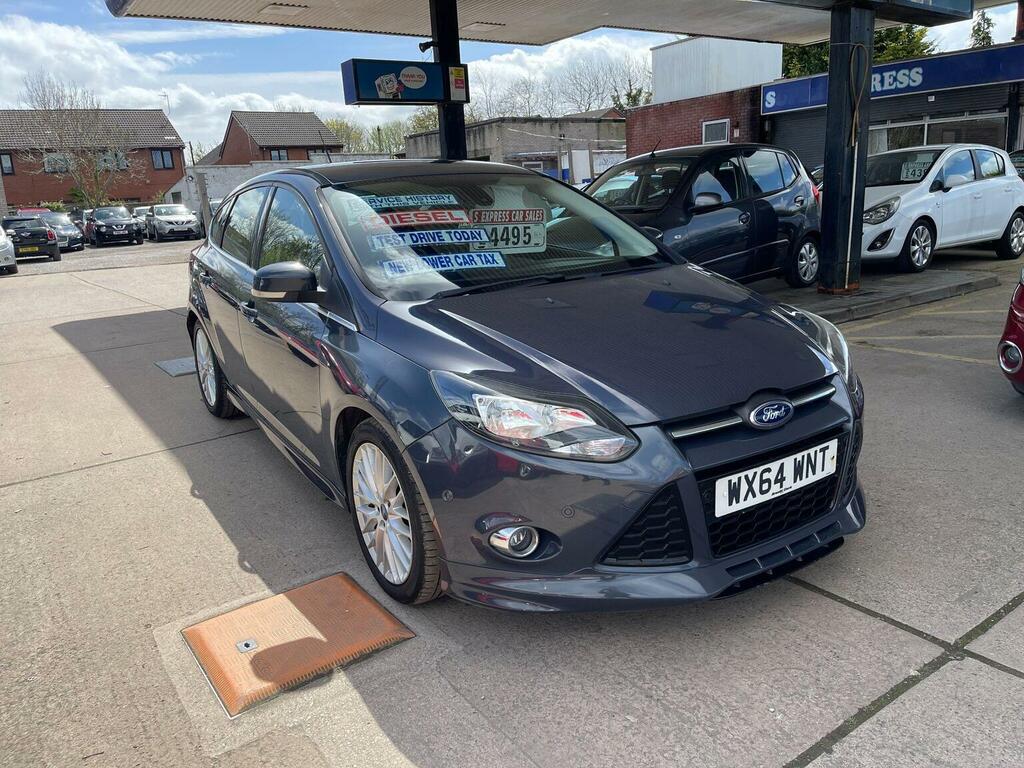 Ford Focus Hatchback 1.6 Tdci Zetec S Euro 5 Ss 2014 Grey