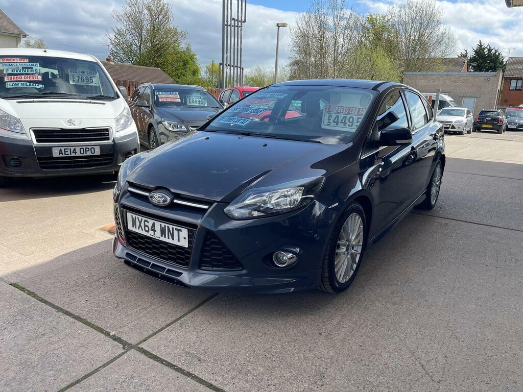 Ford Focus Hatchback 1.6 Tdci Zetec S Euro 5 Ss 2014 WX64WNT Grey #4