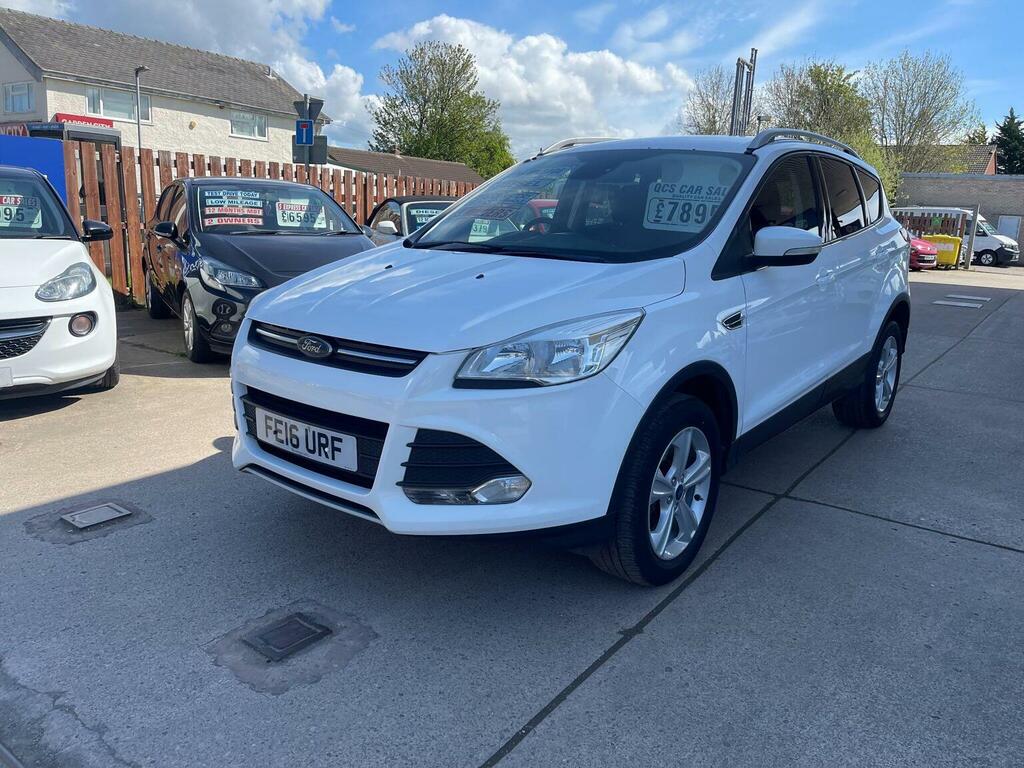 Ford Kuga Suv 2.0 Tdci Zetec 2Wd Euro 6 Ss 201616 FE16URF White #4