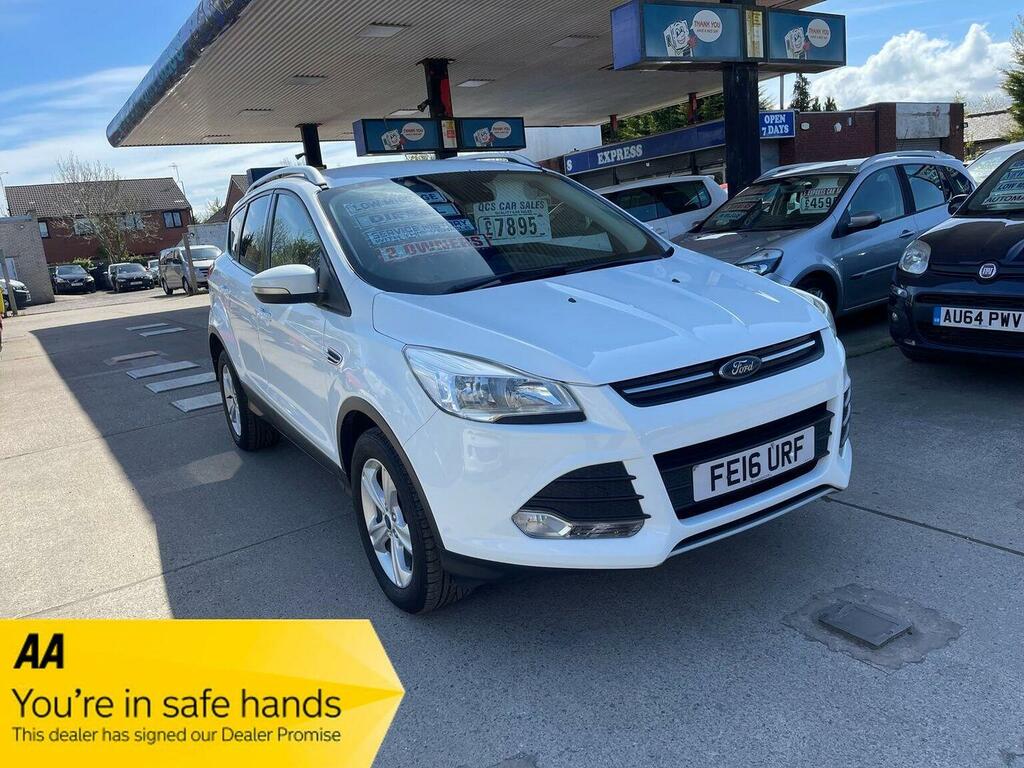 Ford Kuga Suv 2.0 Tdci Zetec 2Wd Euro 6 Ss 201616 White