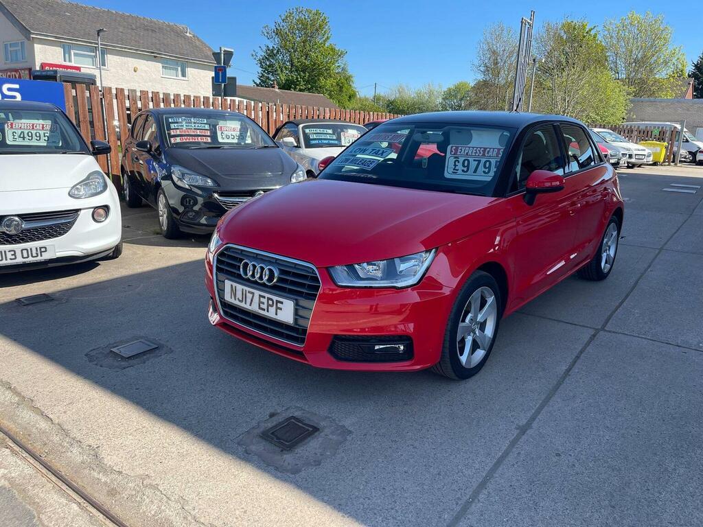 Audi A1 Hatchback 1.0 Tfsi Sport Sportback Euro 6 Ss NJ17EPF Red #4
