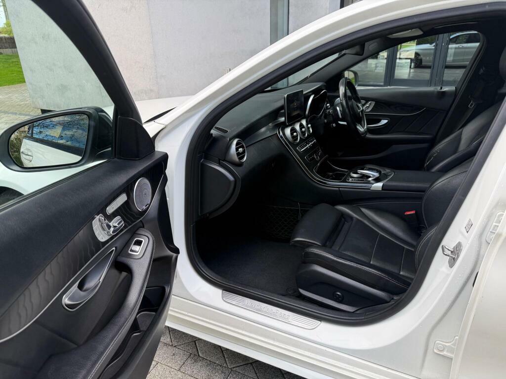 Mercedes-Benz C Class 2.0 C200 Amg Line Premium Plus G-tronic Euro 6 LB66JZD White #2