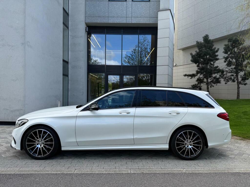 Mercedes-Benz C Class 2.0 C200 Amg Line Premium Plus G-tronic Euro 6 LB66JZD White #5