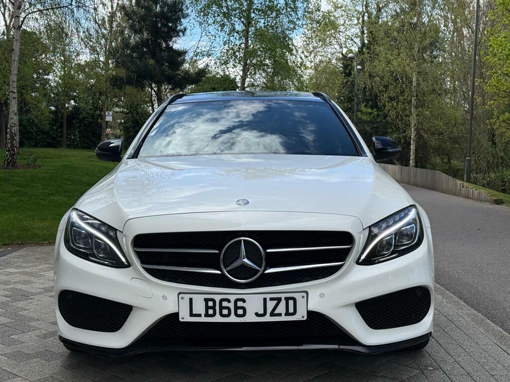 Mercedes-Benz C Class 2.0 C200 Amg Line Premium Plus G-tronic Euro 6 LB66JZD White #3