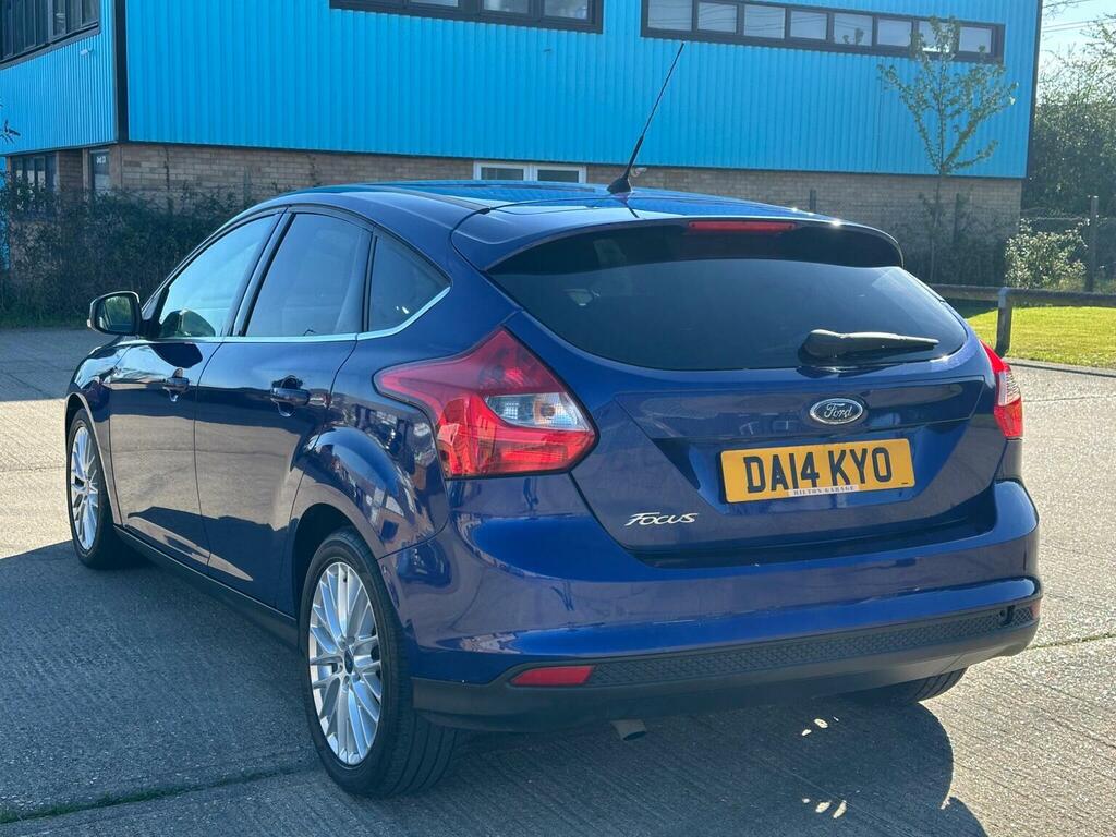 Ford Focus Hatchback 1.6 Tdci Zetec Euro 5 Ss 201414 DA14KYO Blue #4