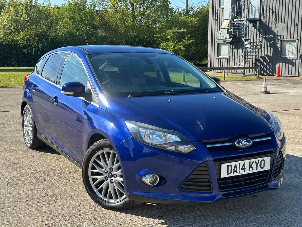 Ford Focus Hatchback 1.6 Tdci Zetec Euro 5 Ss 201414 Blue