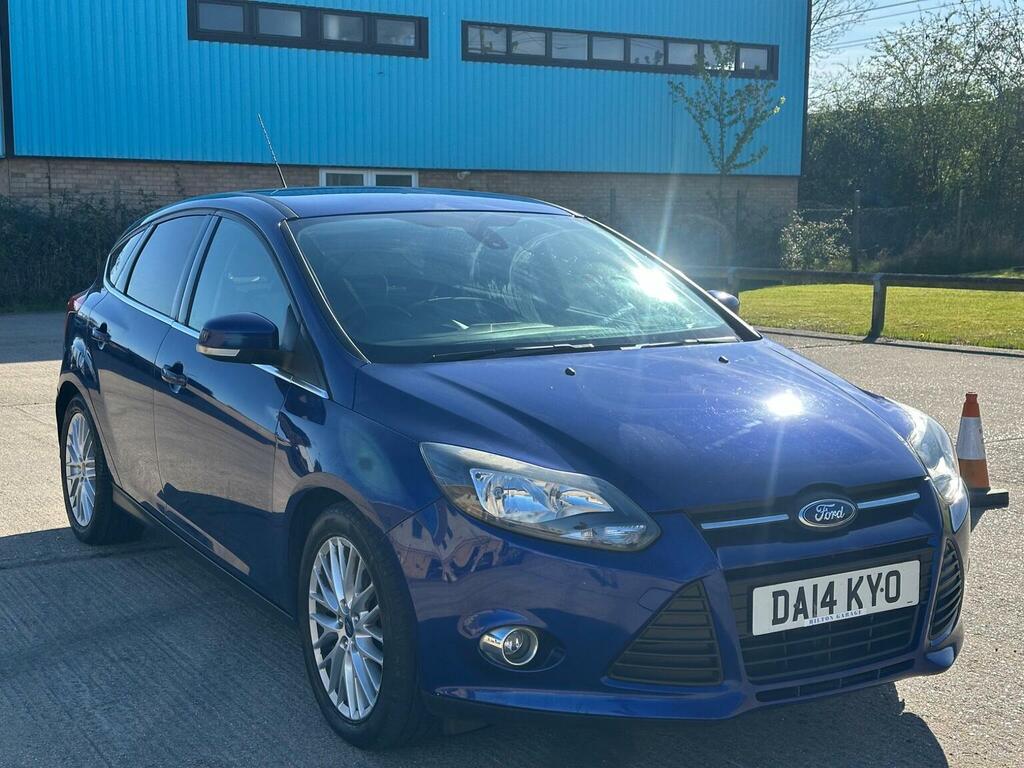 Ford Focus Hatchback 1.6 Tdci Zetec Euro 5 Ss 201414 DA14KYO Blue #5