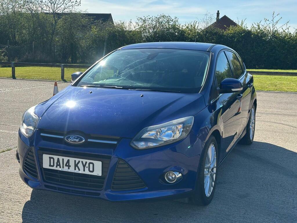 Ford Focus Hatchback 1.6 Tdci Zetec Euro 5 Ss 201414 DA14KYO Blue #3