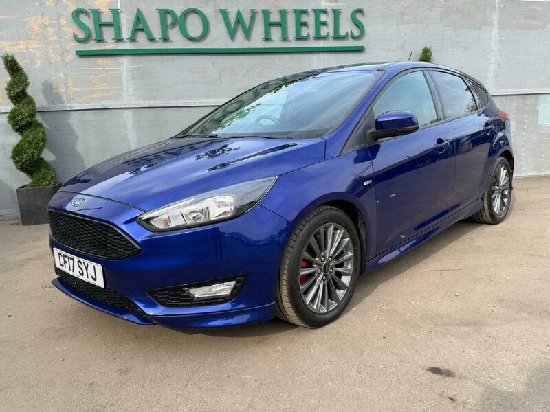 Ford Focus 1.0T Ecoboost St-line Euro 6 S S - 2017 CF17SYJ Blue #4