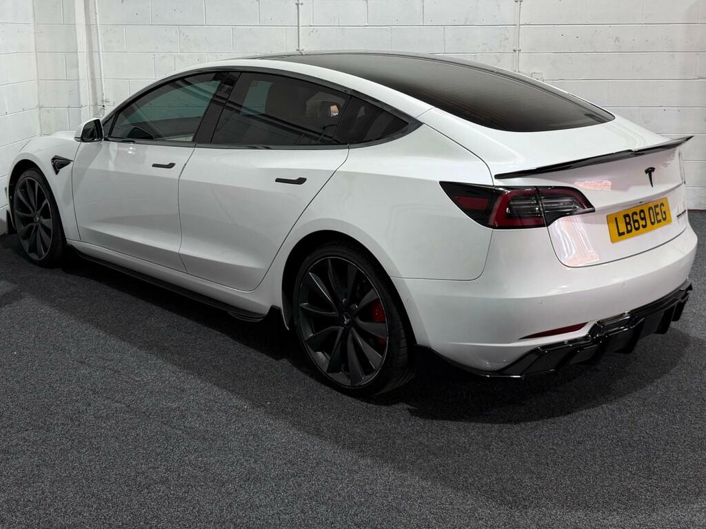 Tesla Model 3 Dual Motor Performance 4Wde Performanc LB69OEG White #4