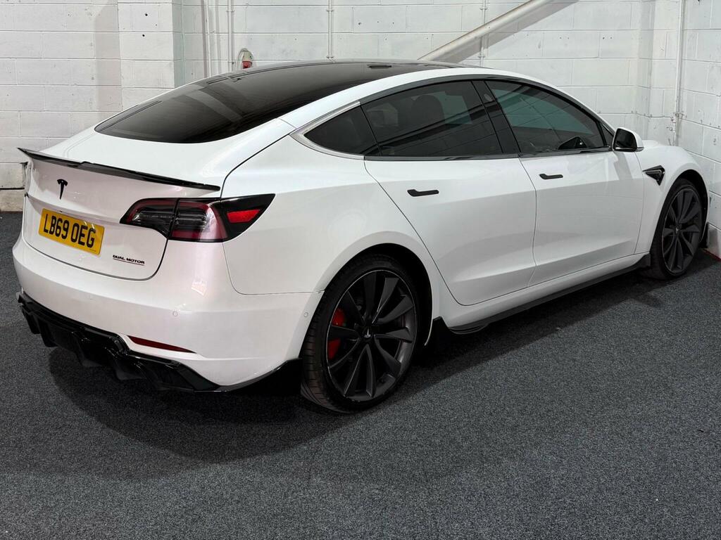 Tesla Model 3 Dual Motor Performance 4Wde Performanc LB69OEG White #6