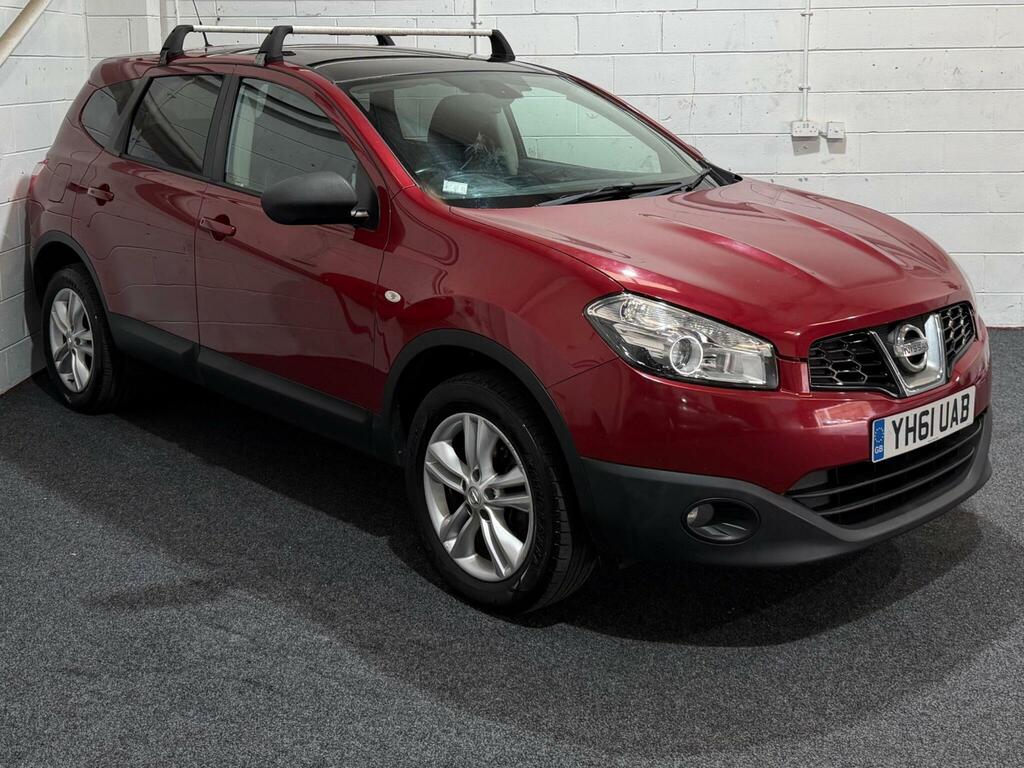 Nissan Qashqai+2 1.6 Acenta 2Wd Euro 5 Ss YH61UAB Red