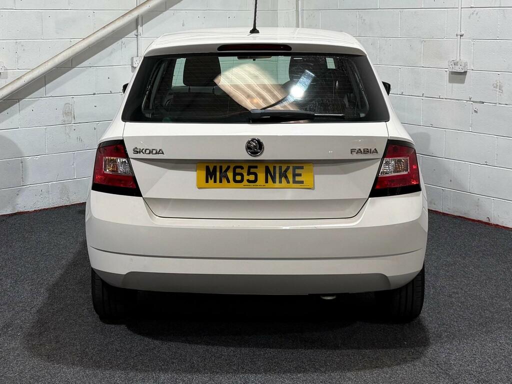 Skoda Fabia 1.0 S Euro 6 Ss MK65NKE White #5