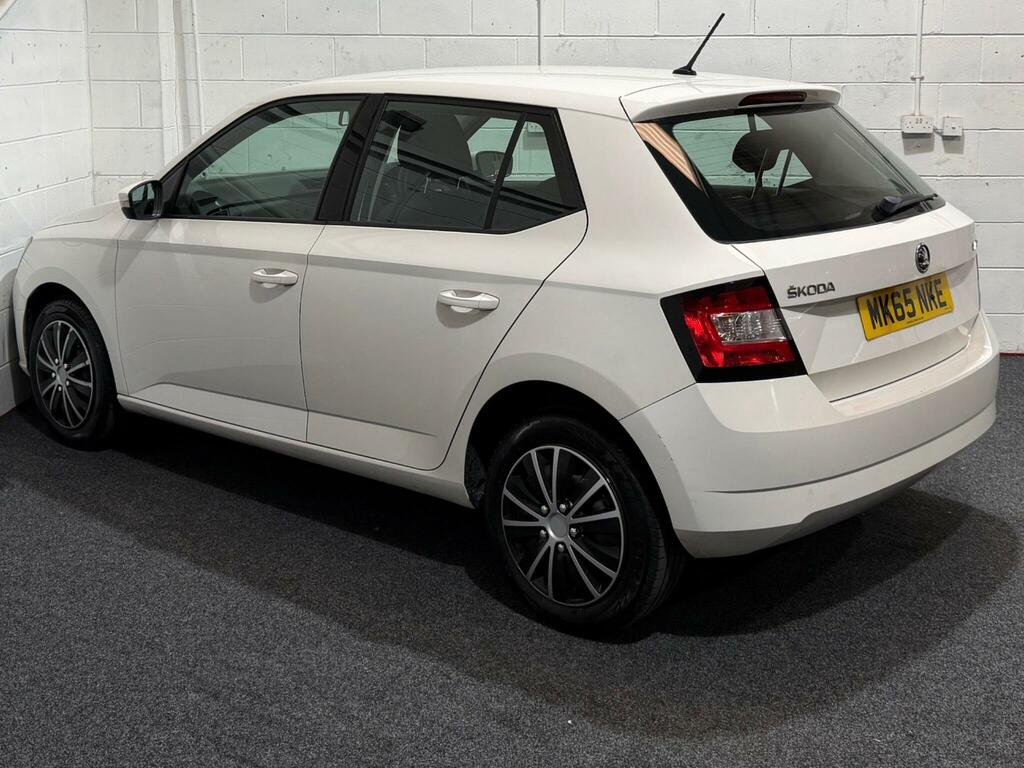 Skoda Fabia 1.0 S Euro 6 Ss MK65NKE White #4