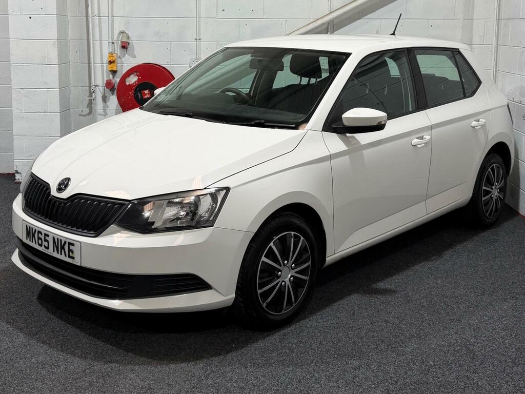 Skoda Fabia 1.0 S Euro 6 Ss MK65NKE White #3