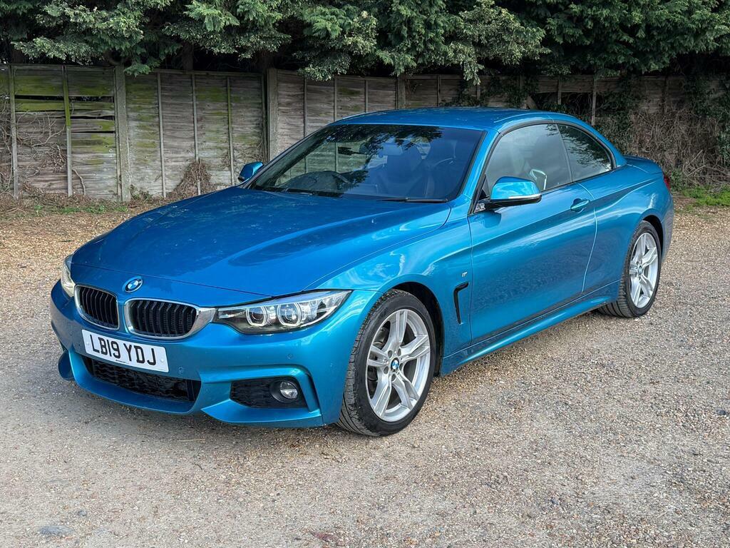 BMW 4 Series 2.0 420D M Sport Euro 6 S S LB19YDJ Blue #6