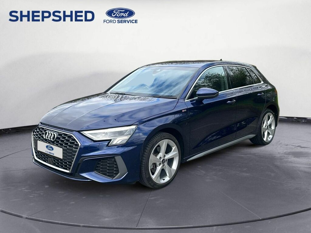 Audi A3 1.4 Tfsie 40 S Line Sportback S Tronic Euro 6 Ss DE23GCU Blue #3