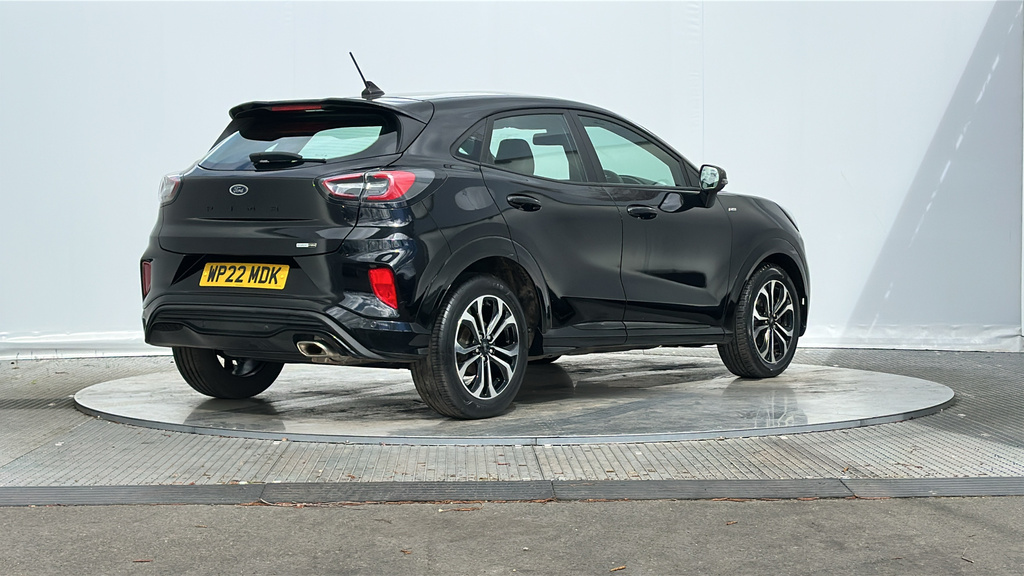 Ford Puma 1.0T Ecoboost Mhev St-line Suv Hybrid M WP22MDK Black #6