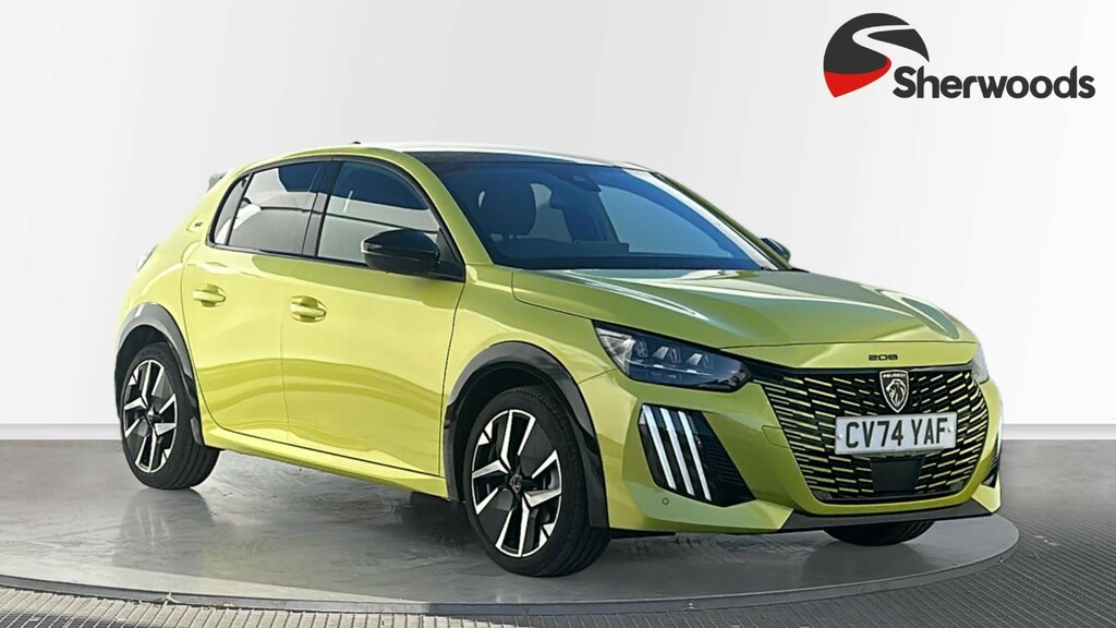 Peugeot 208 1.2 Hybrid Gt Hatchback Hybrid E-dsc6 E Yellow