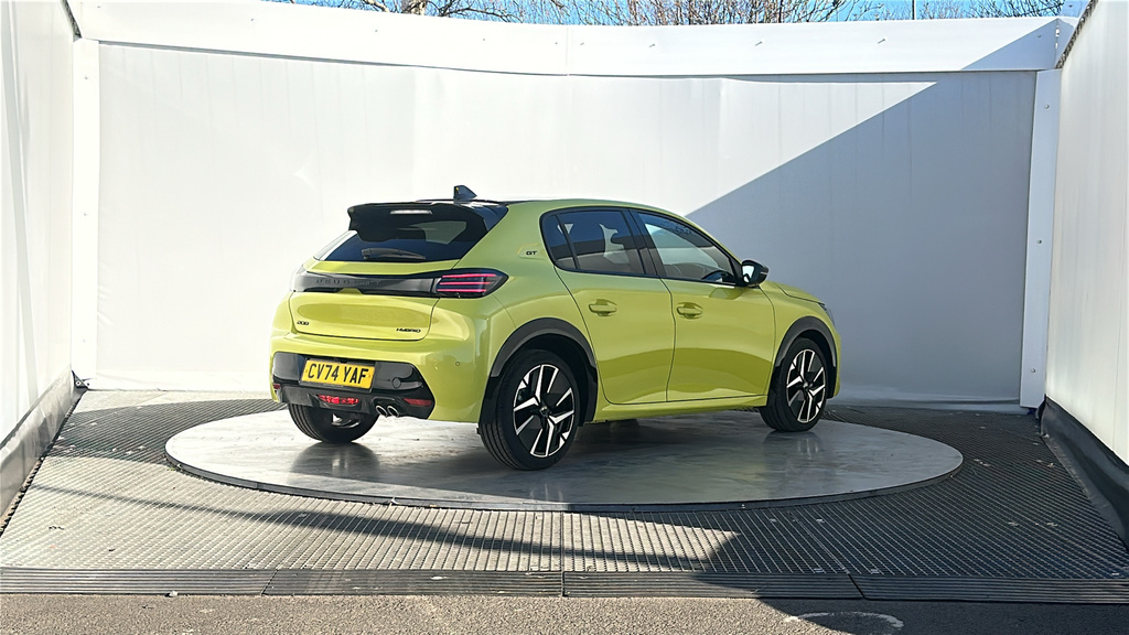 Peugeot 208 1.2 Hybrid Gt Hatchback Hybrid E-dsc6 E Yellow #6