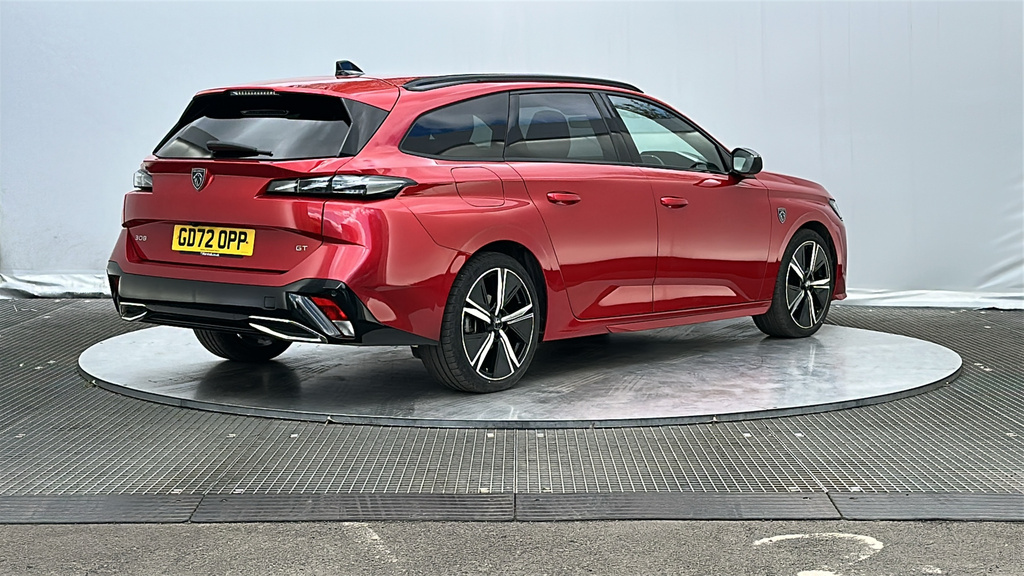 Peugeot 308 SW 1.2 Puretech Gt Estate Eat Euro 6 Ss GD72OPP Red #6