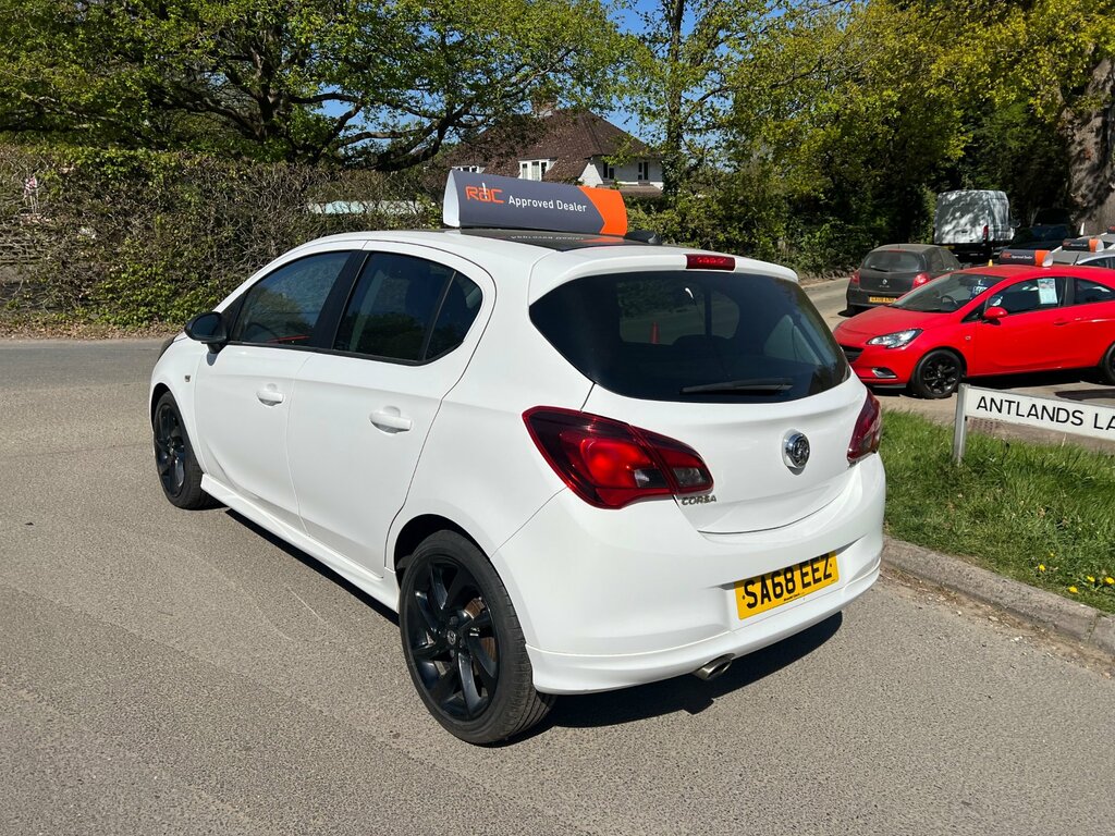 Vauxhall Corsa 1.4I Ecotec Sri VX Line Nav Black Hatchback Pe SA68EEZ White #3