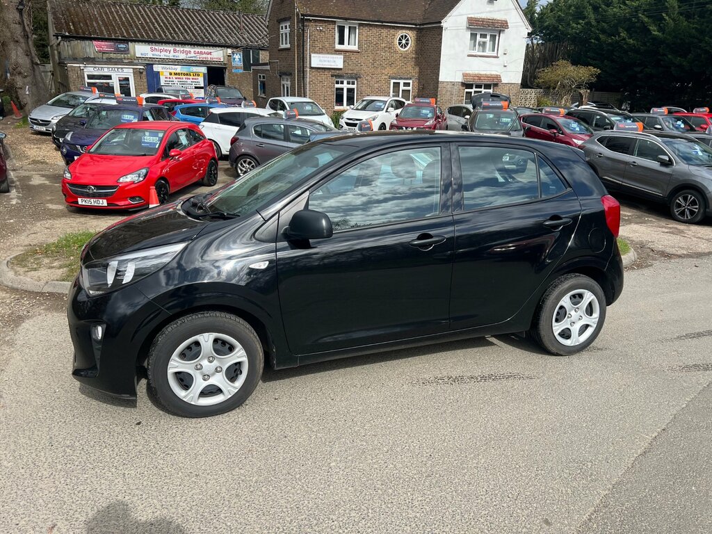 Kia Picanto 1.0 Dpi 1 Hatchback Euro 6 Ss RA22FKN Black #2