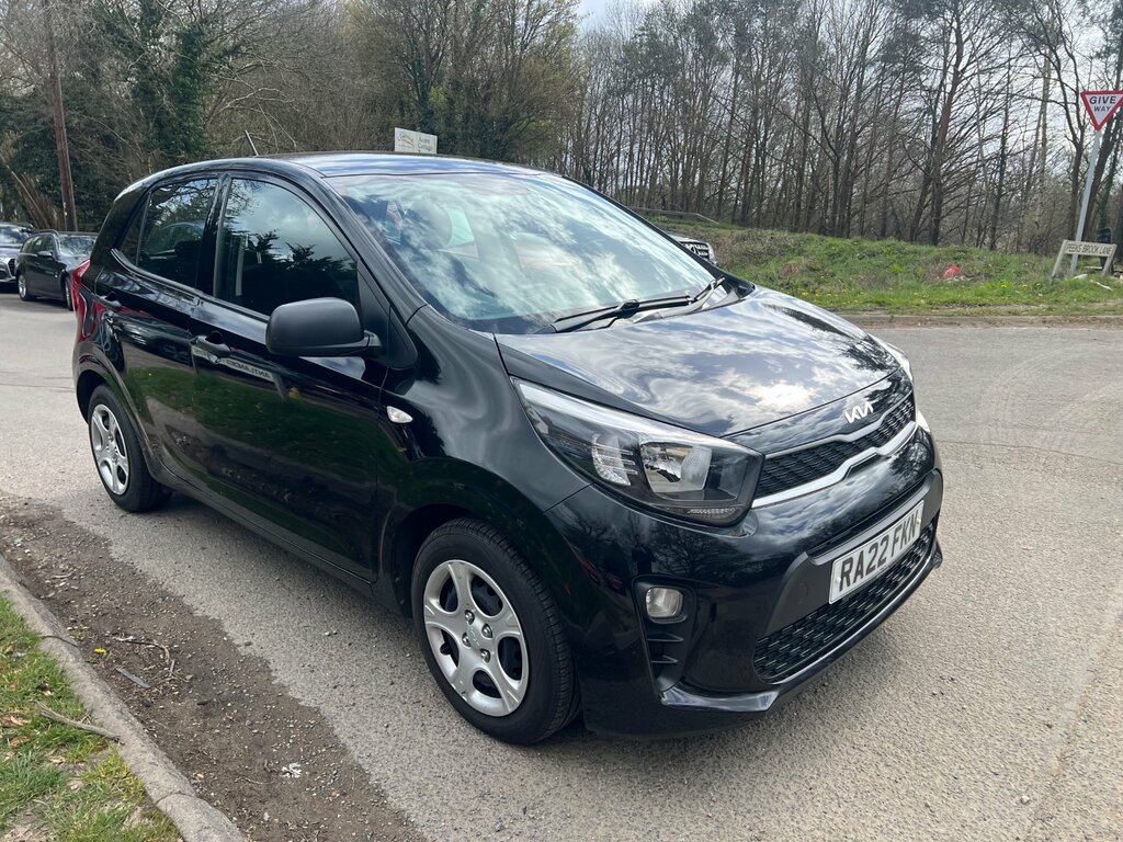 Kia Picanto 1.0 Dpi 1 Hatchback Euro 6 Ss RA22FKN Black #4