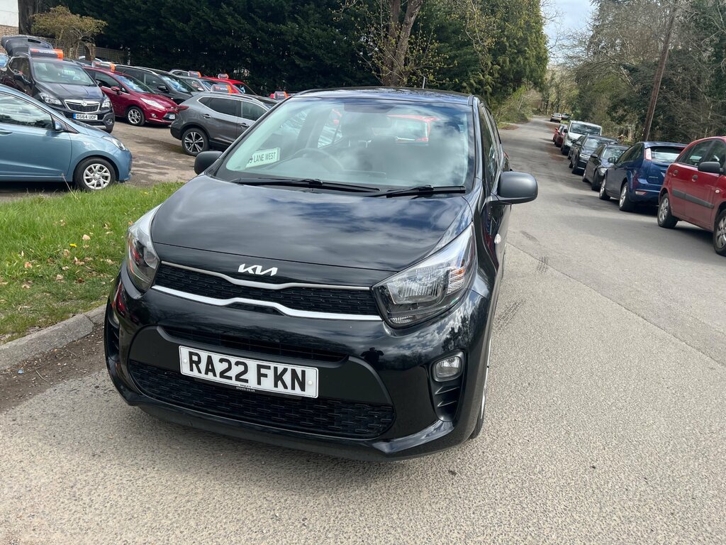 Kia Picanto 1.0 Dpi 1 Hatchback Euro 6 Ss RA22FKN Black #3