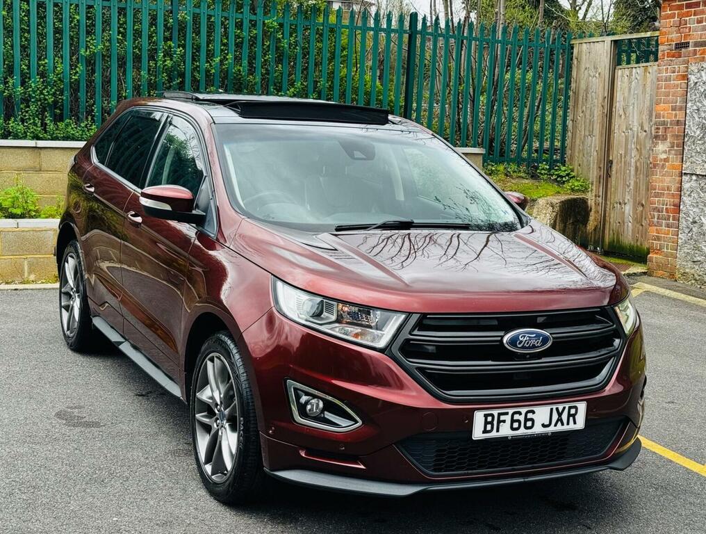 Ford Edge 2.0 Tdci Sport Powershift Awd Euro 6 Ss BF66JXR Red #2