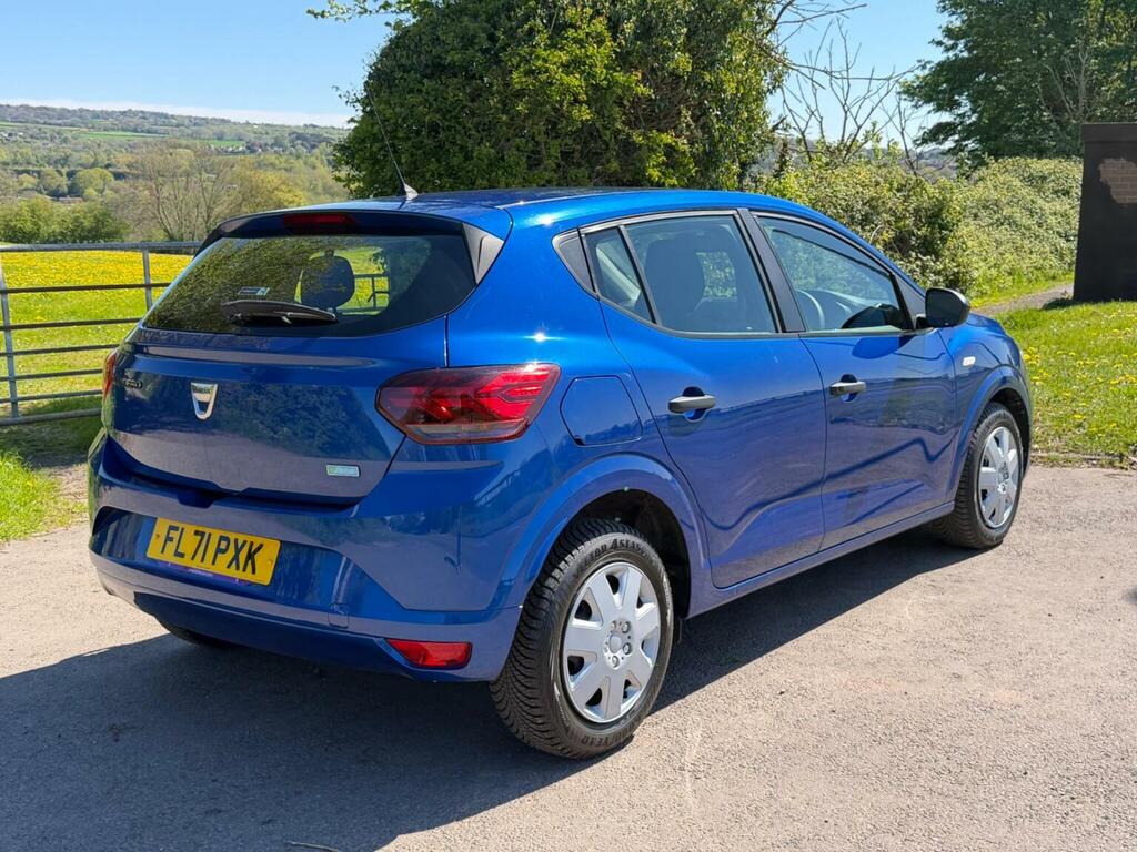 Dacia Sandero Hatchback 1.0 Tce Essential Euro 6 Ss 2021 FL71PXK Blue #2