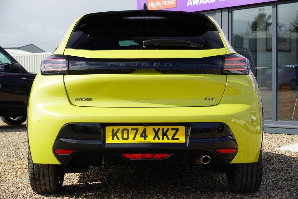 Peugeot 208 1.2 Puretech Gt Euro 6 Ss KO74XKZ Yellow #5